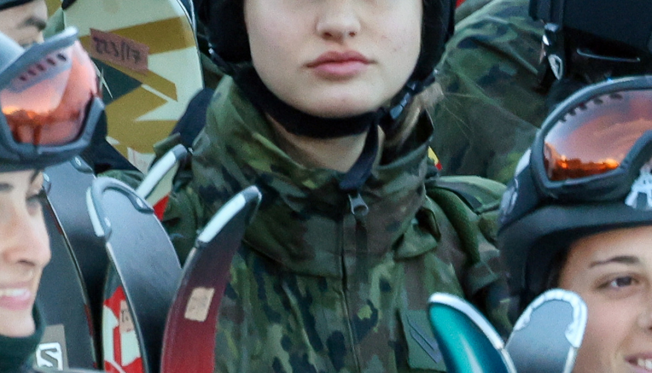 La princesa Leonor, durante la instrucciu00f3n militar en el Pirineo aragonu00e9s @ EP (3)