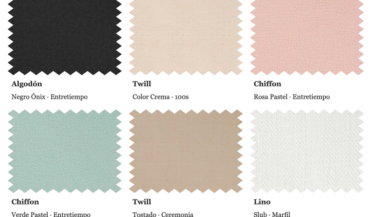 Paleta de colores neutros