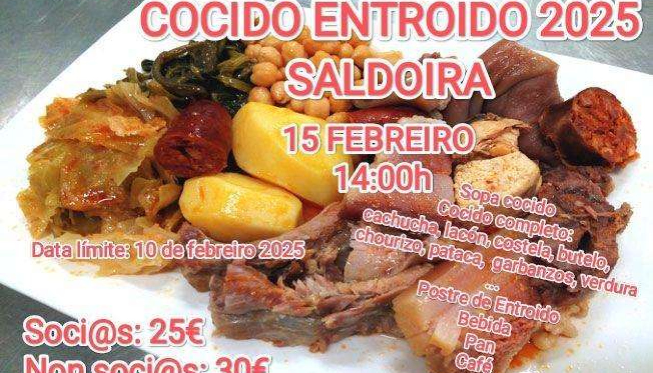 Cocido de Entroido de Saldoira (2025) en A Pontenova