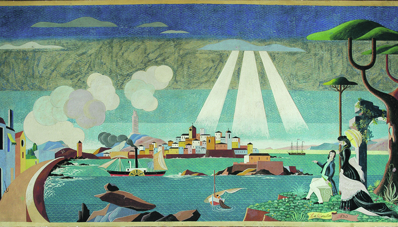 3885 LUGRIS Gonzalez, Urbano Vista de Corunu0303a