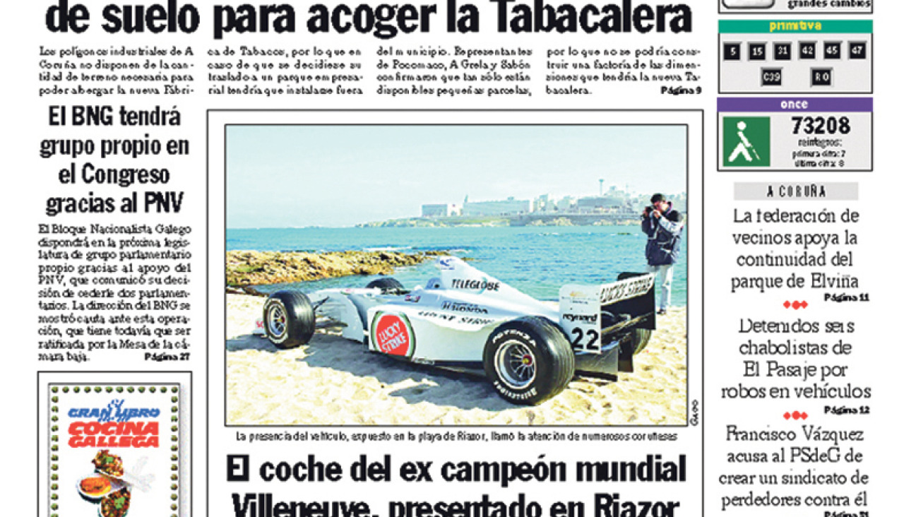 Portada 31 marzo 2000