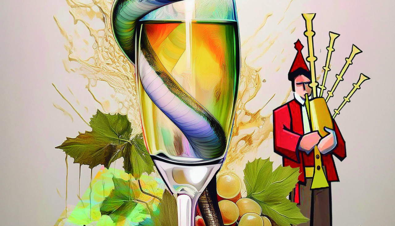 Cartel fiesta de la lamprea