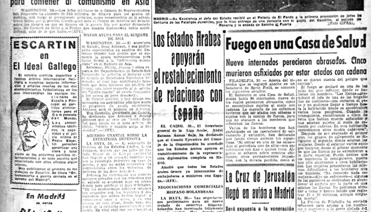Portada 31 marzo 1950