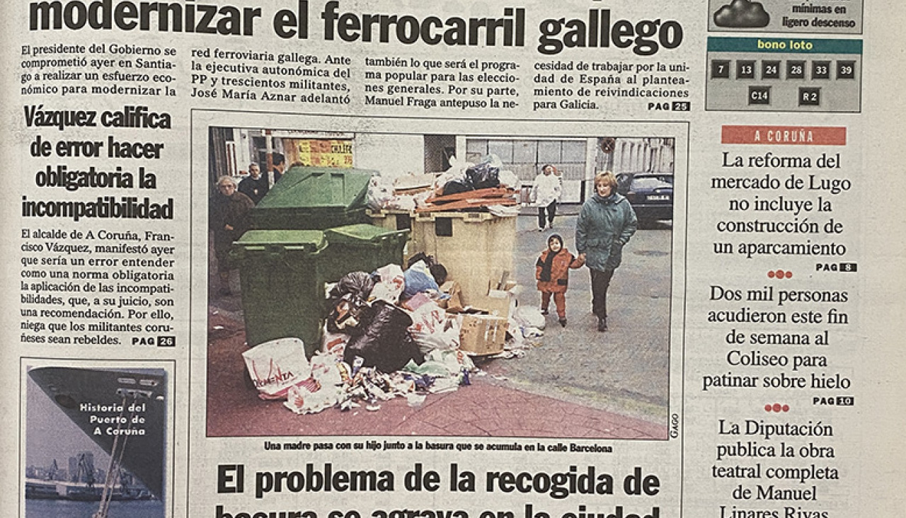 Portada 14 diciembre 1999