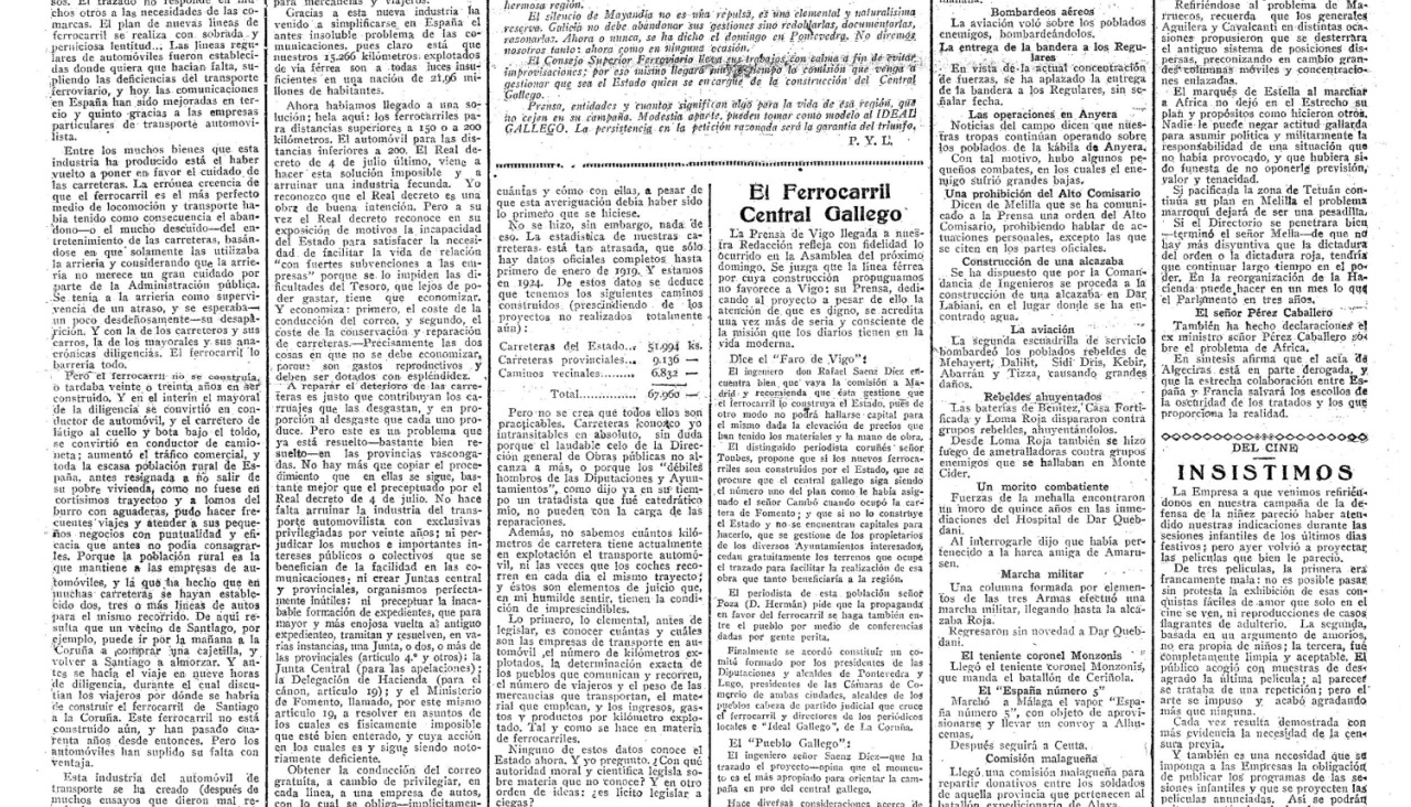 Portada 07 enero 1925