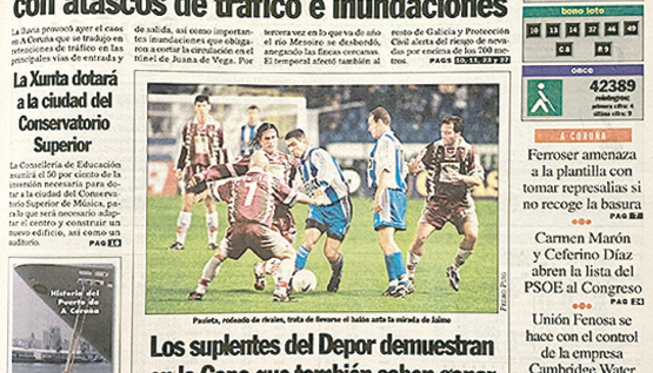 Portada 15 diciembre 1999