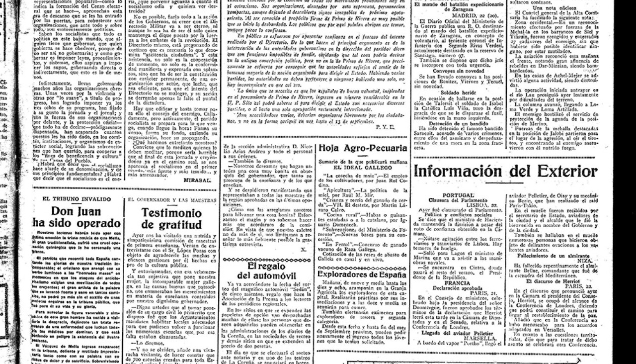 Portada 23 agosto 1924