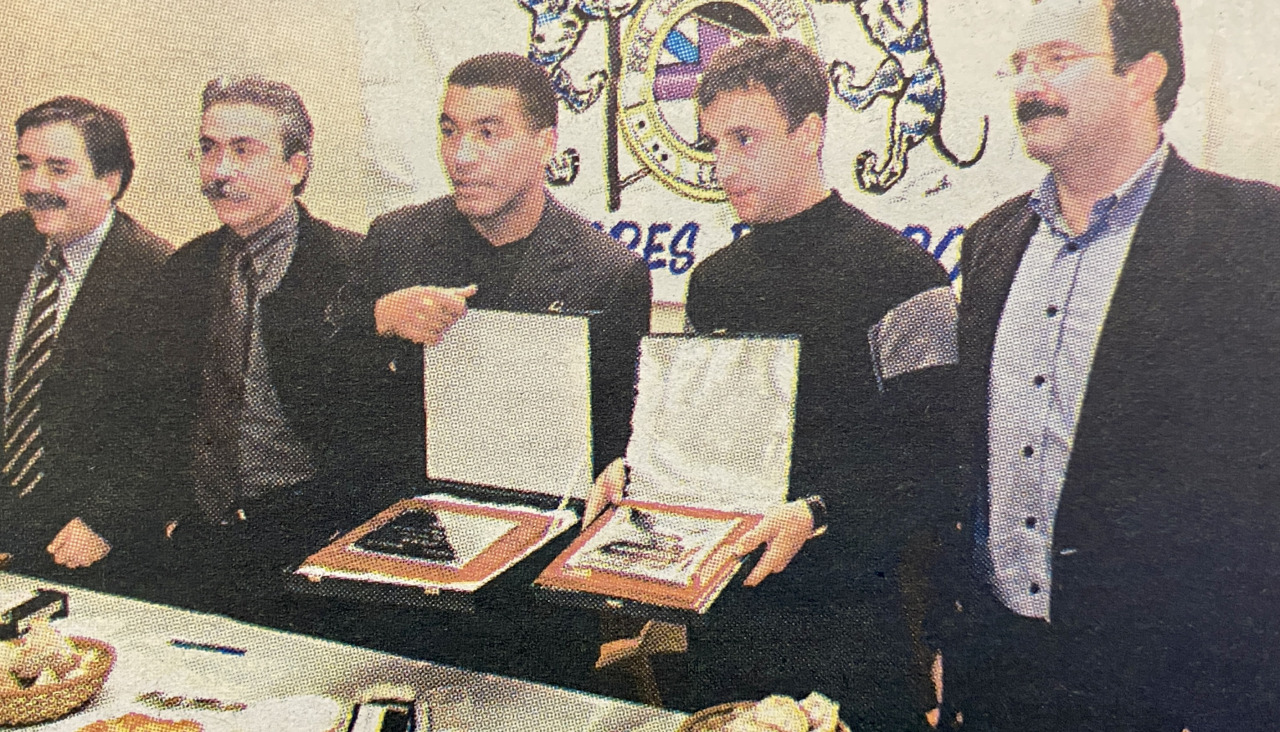 Fran y Mauro Silva 1999