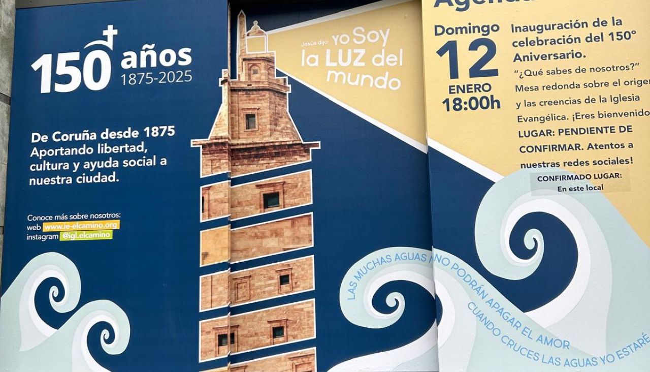 150 aniversario de la iglesia evangu00e9lica de A Coruu00f1a