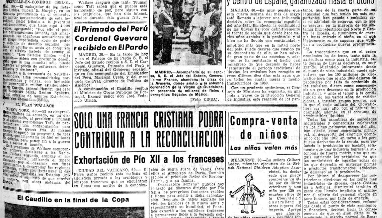 Portada 31 mayo 1950