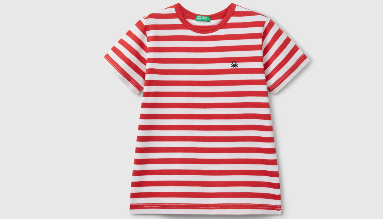 Camiseta de rayas de Benetton 
