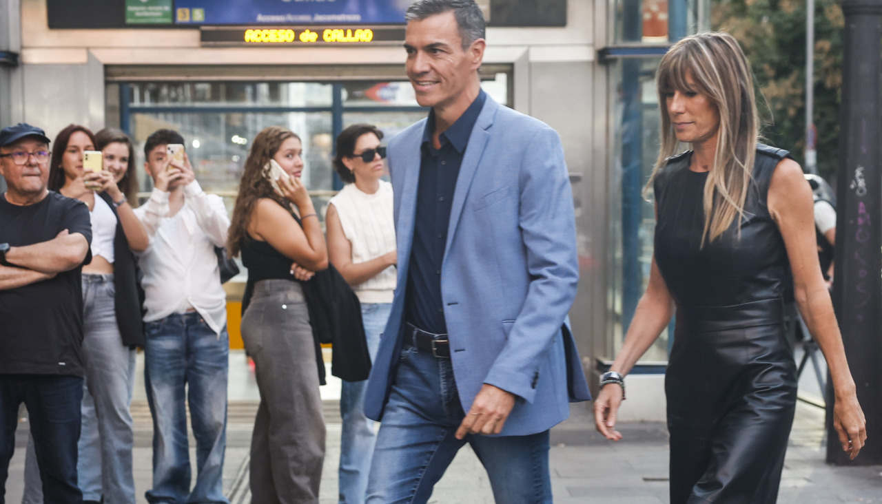 El presidente del Gobierno y su mujer, Begoña Gómez