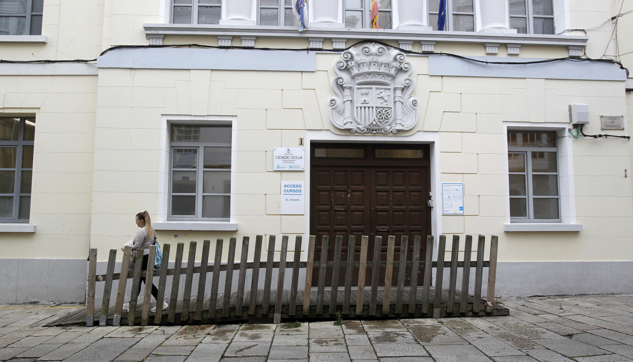Entrada del CEIP Cidade Vella