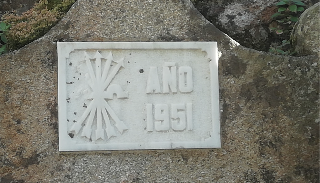 Placa en un lavadero de Suevos