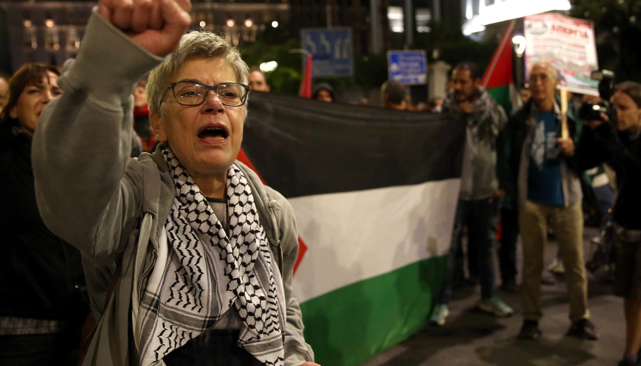 Manifestación en defensa de Palestina