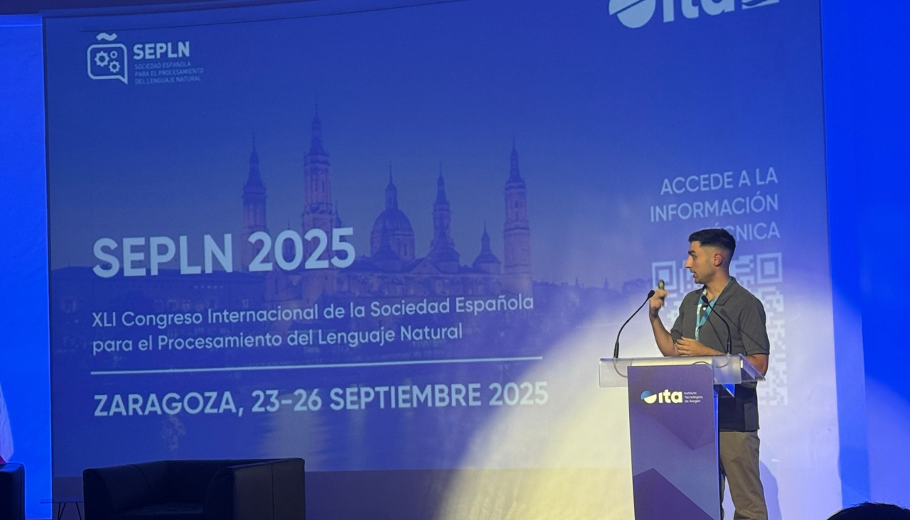 Anxo Pérez, en el Congreso Internacional de la Sepln