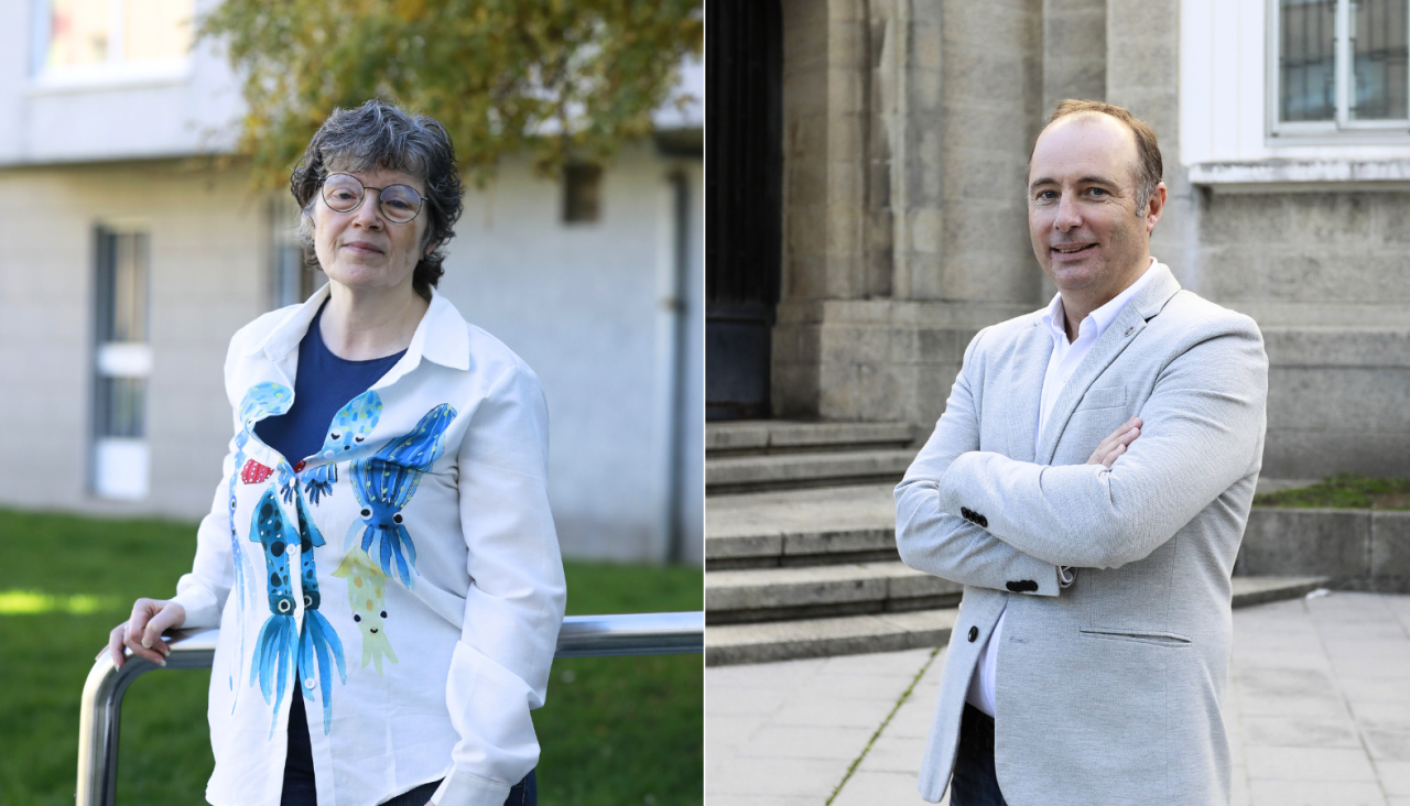 Reneé DePalma y José Antonio Orosa