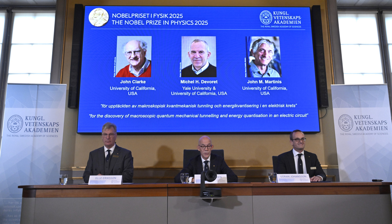 La Real Academia de Ciencias sueca anunció este martes los galardonados con el Nobel de Física