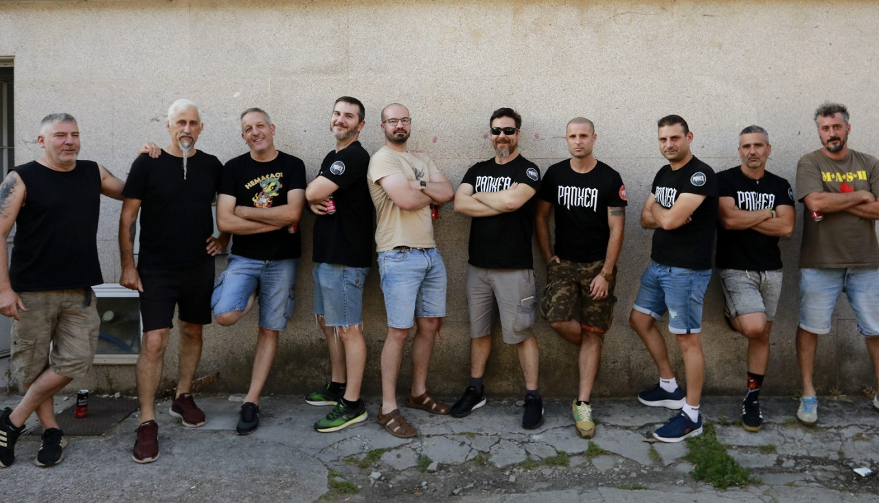 Integrantes de las bandas cambresas Panxea y Hemacaos