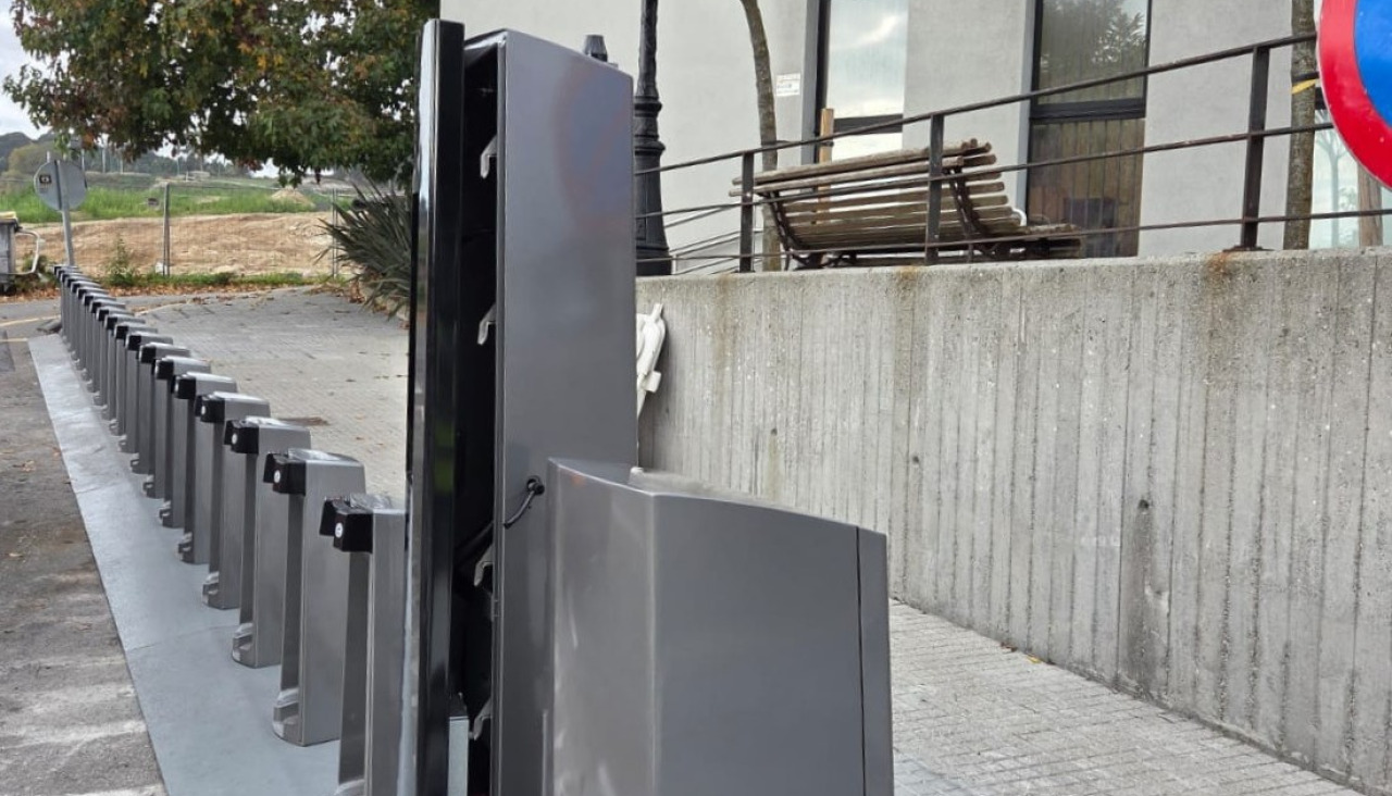 Estación de BiciCoruña en San Pedro de Visma