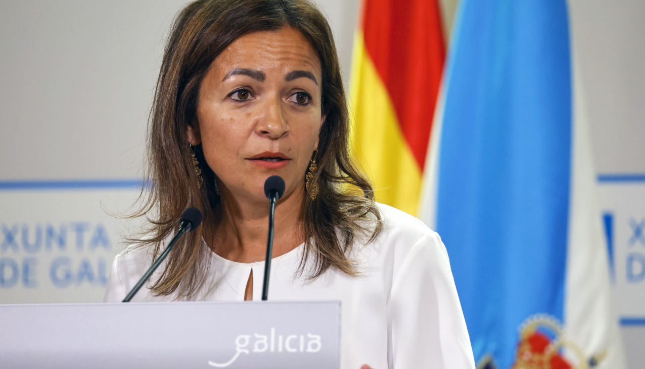 Villaverde junto a Rueda , tras una reunión del Consello da Xunta el pasado julio