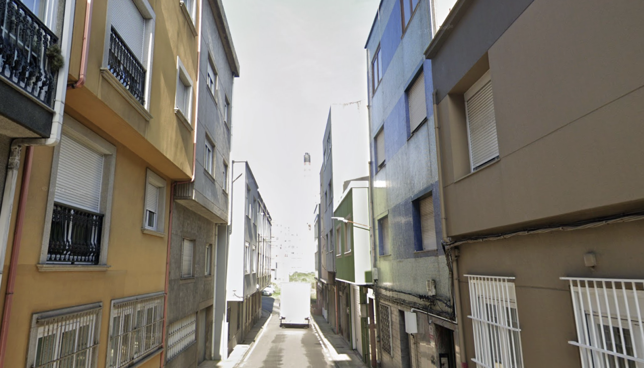 La calle Touriñana de Meicende