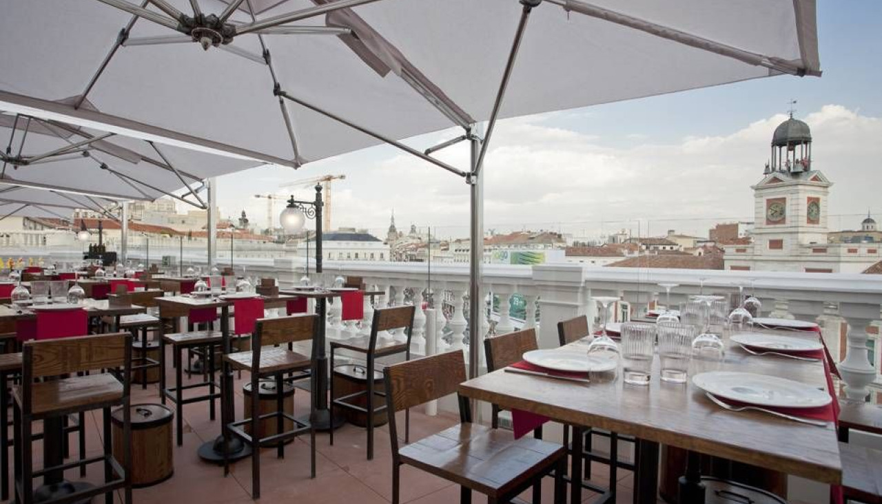 Terraza Puerta del Sol, en Madrid