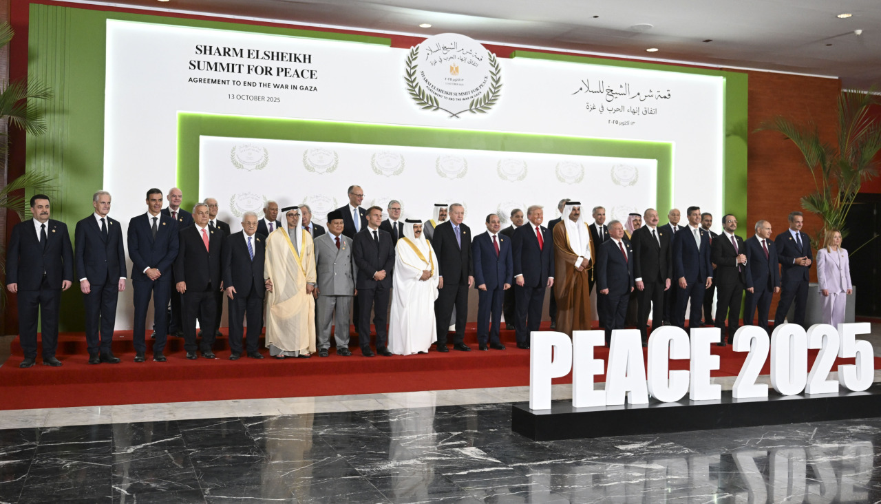 Cumbre de la Paz en Sharm El-Sheij (Egipto)