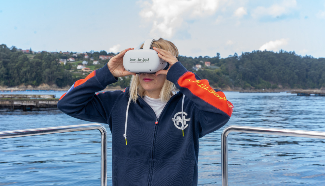 Experiencia de gafas 3D en el catamarán