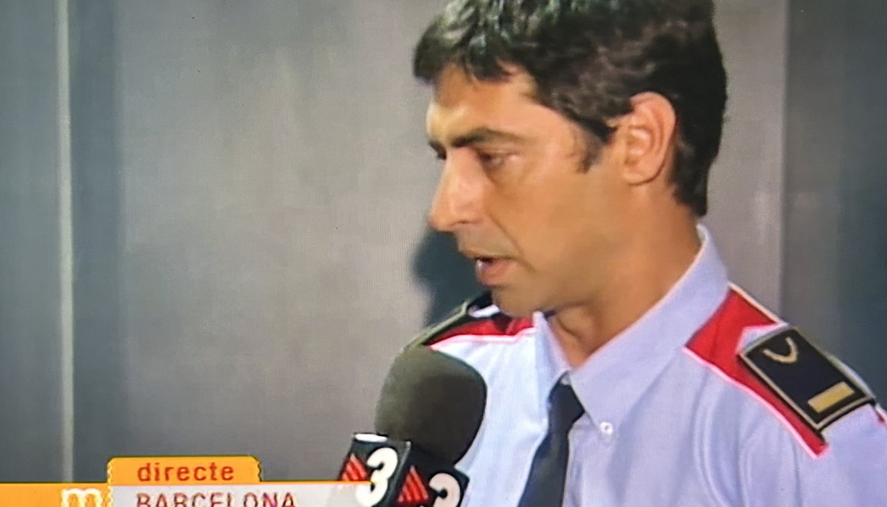 Trapero, en su intervención en la televisión pública catalana