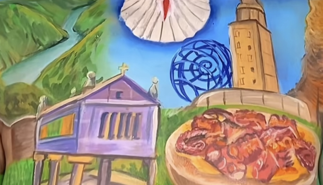 Representación de Galicia por la artista Alicia Catalán