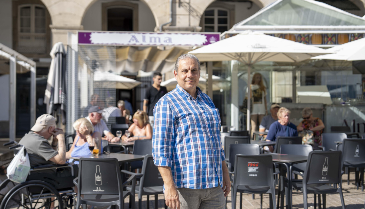 Fadi Elías, propietario del Alma de María Pita