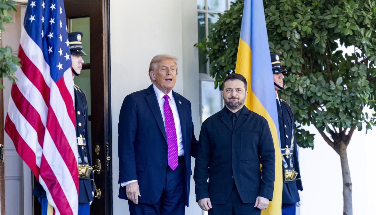 Trump y Zelenski, durante su encuentro
