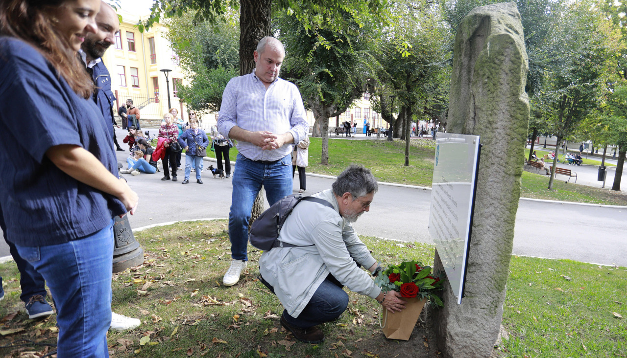 Un momento del homenaje a Ramón Maseda