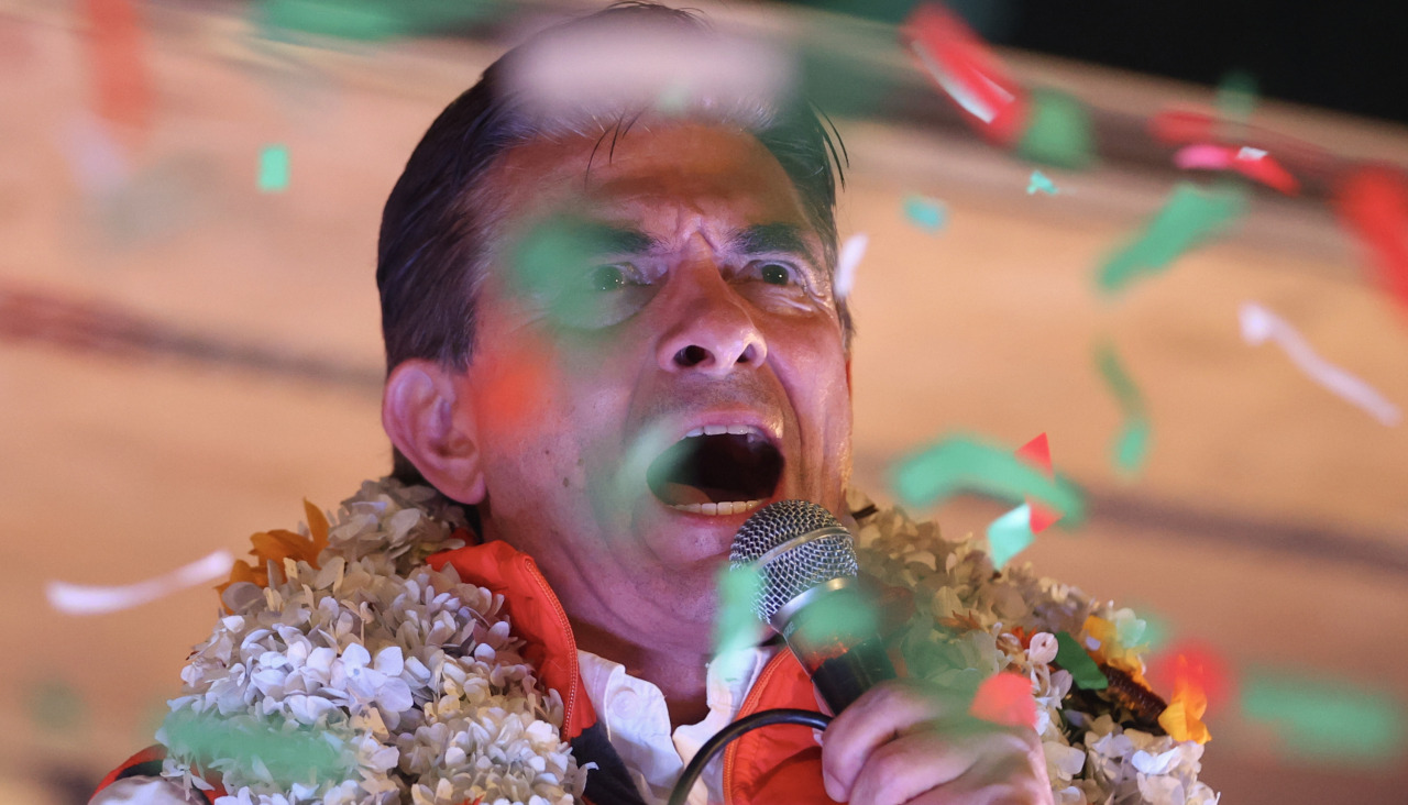 El senador centrista Rodrigo Paz Pereira