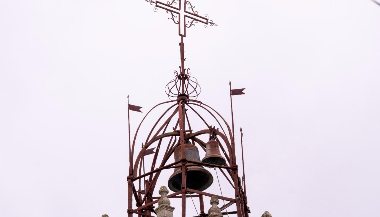 Campanario de la torre del reloj de Betanzos
