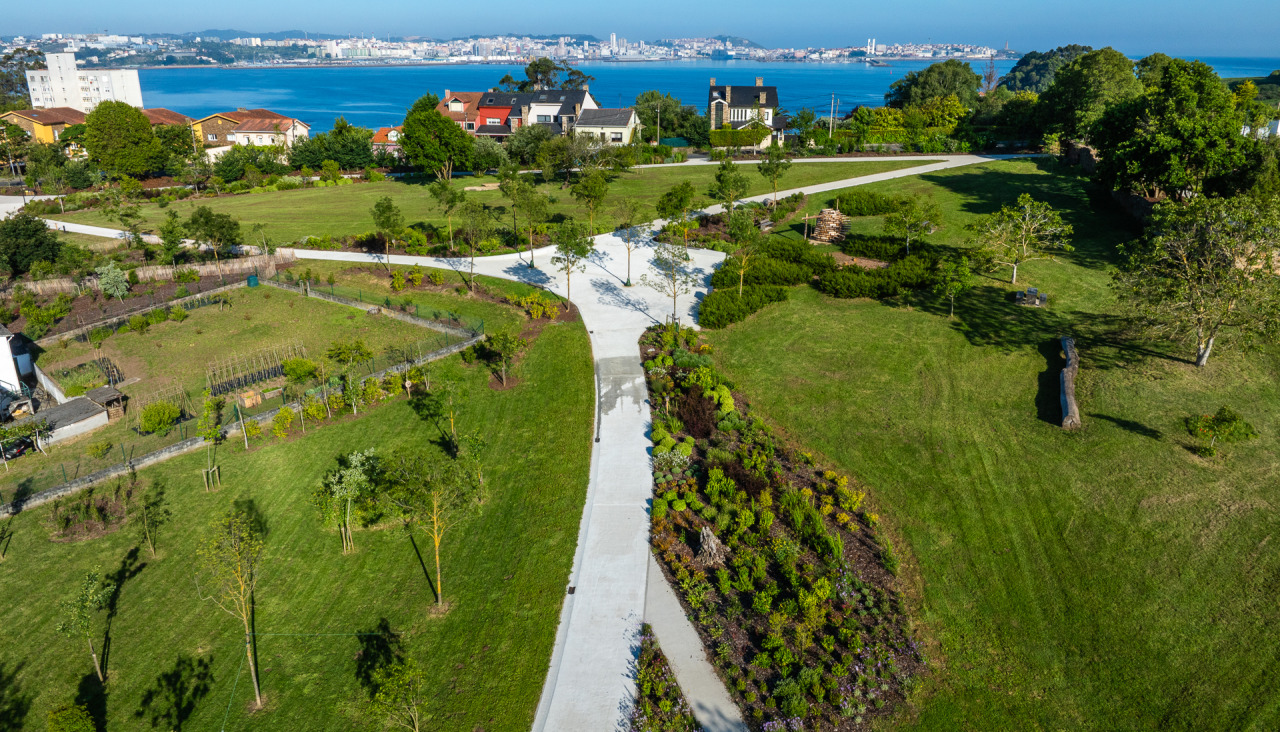 Parque Rosalía Mera en Oleiros