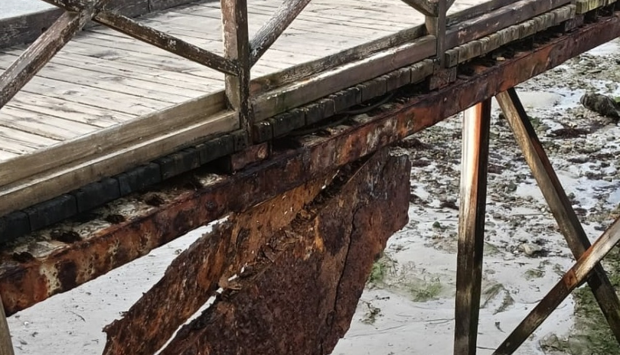 Pasarela del Castillo de Santa Cristina