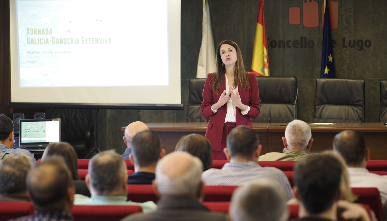 A conselleira de Medio Rural nunhas xornadas sobre gandería extensiva