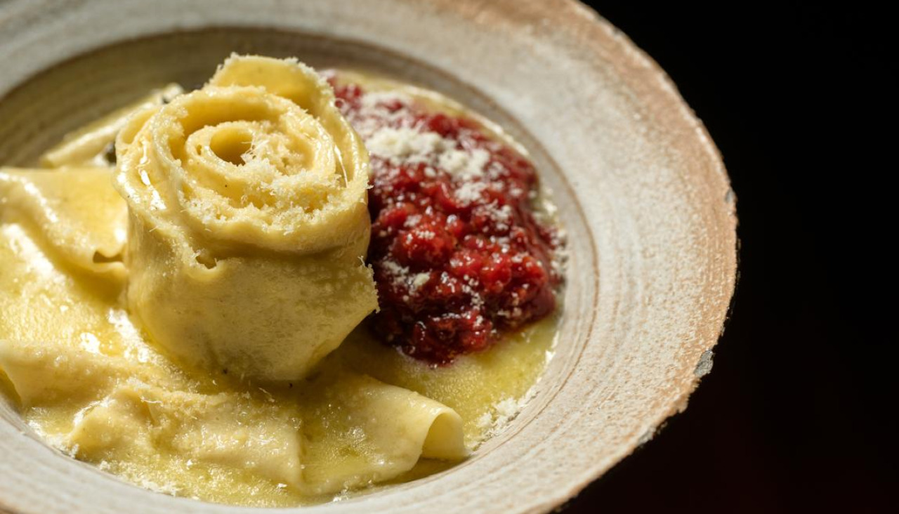 Pappardelle con steak tartar de Millo