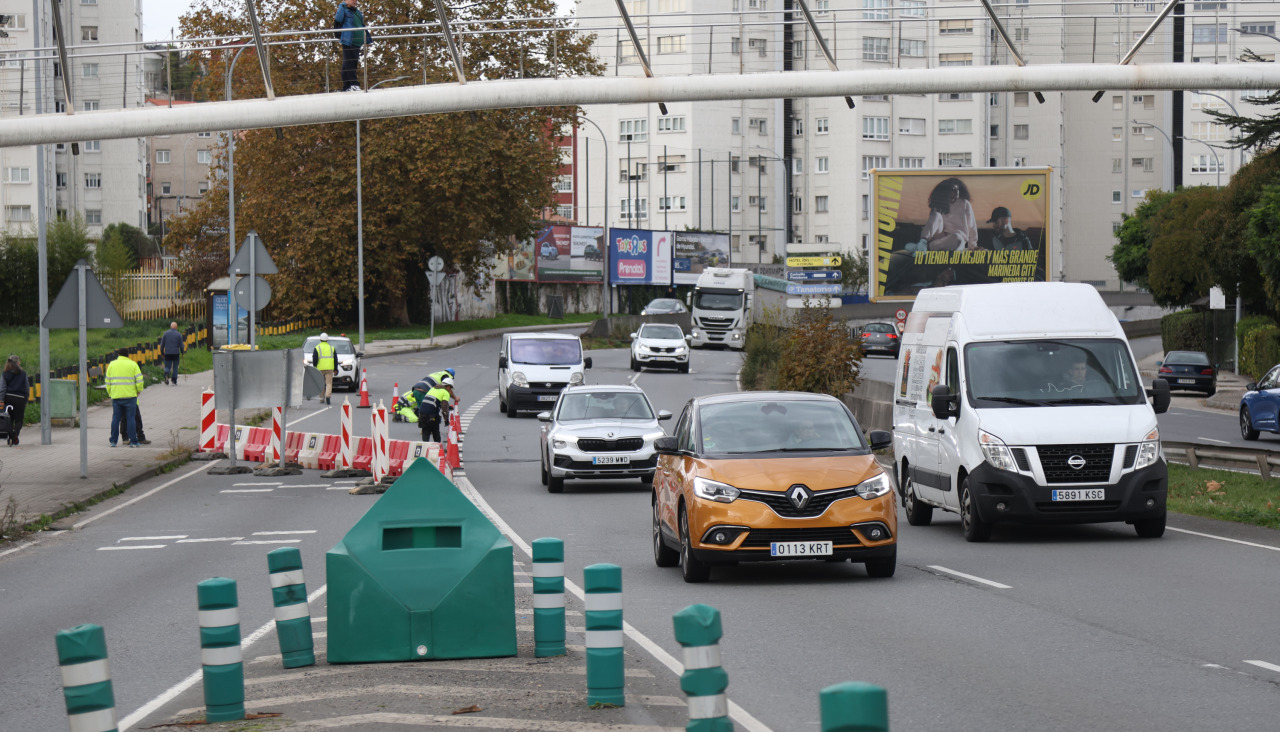 Corte de tráfico entre A Grela y Alfonso Molina