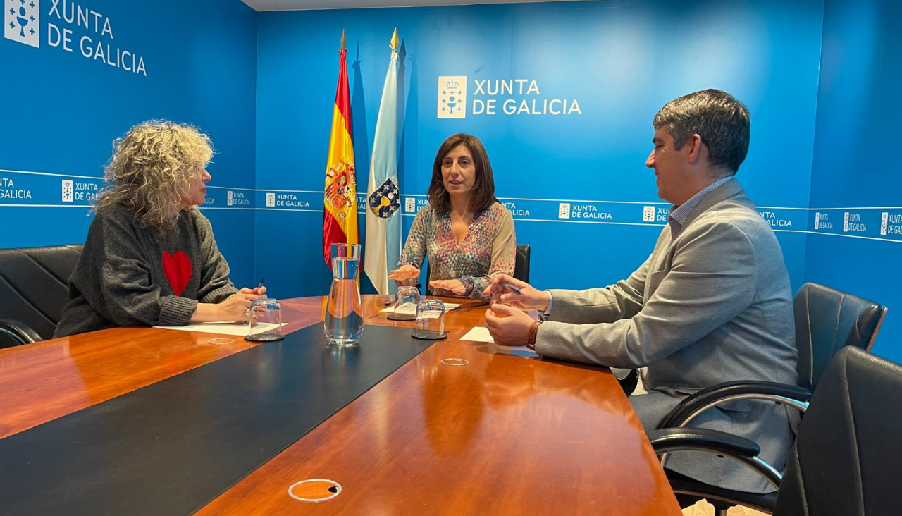 Piñeiro mantuvo un encuentro con Vázquez y Fernández