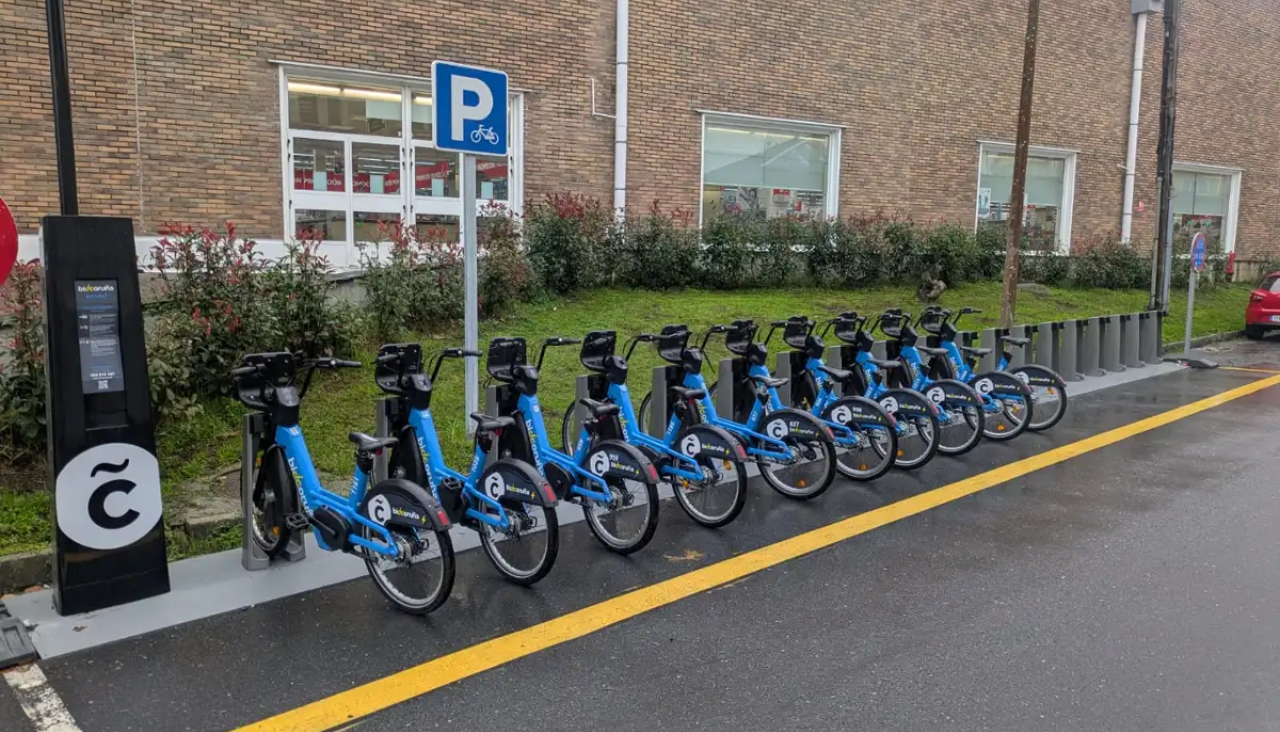 Estación de BiciCoruña en Palavea