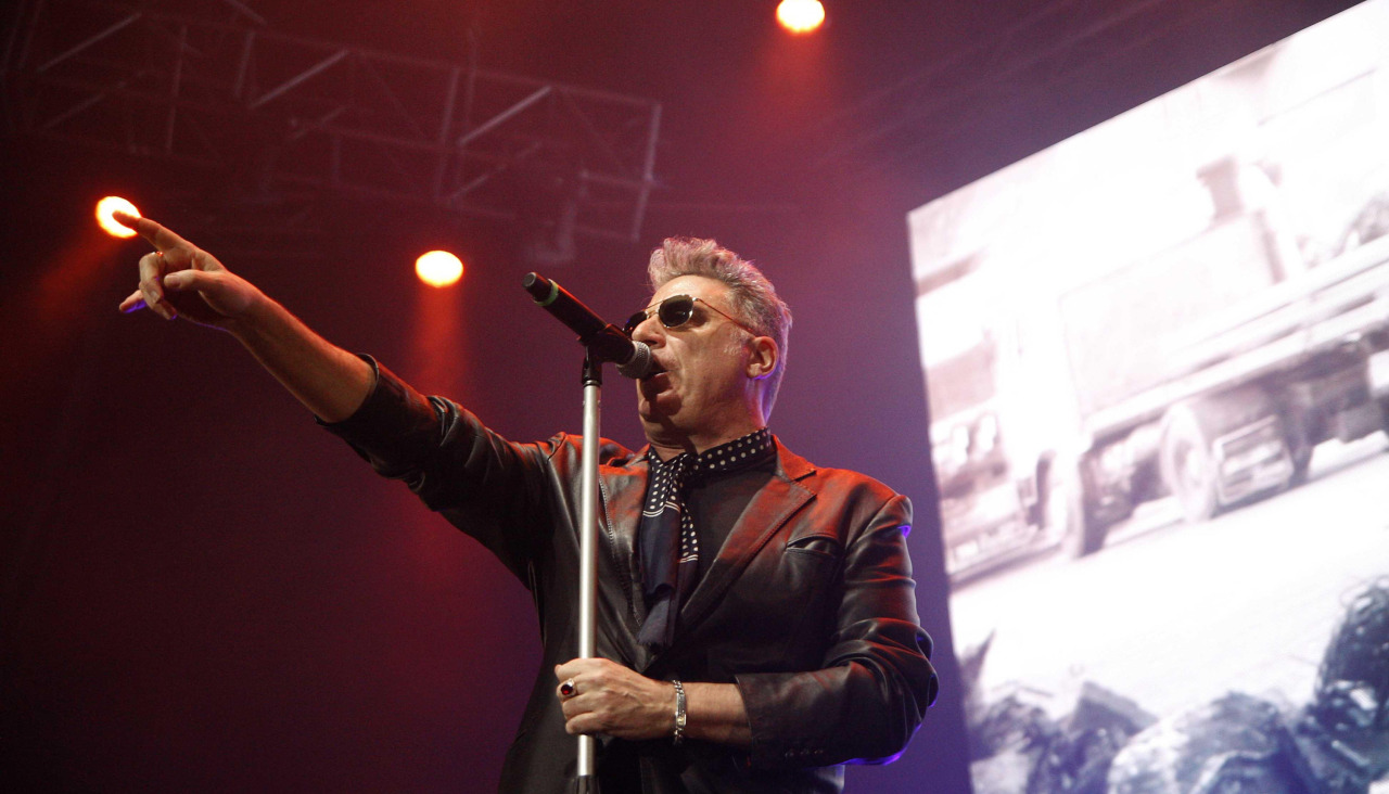 Loquillo, durante su último concierto en el Coliseum, en 2018