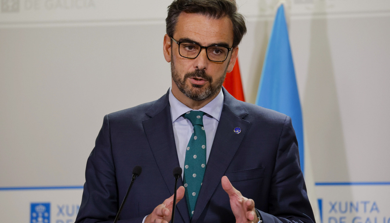 Calvo, tras unha reunión do Consello da Xunta