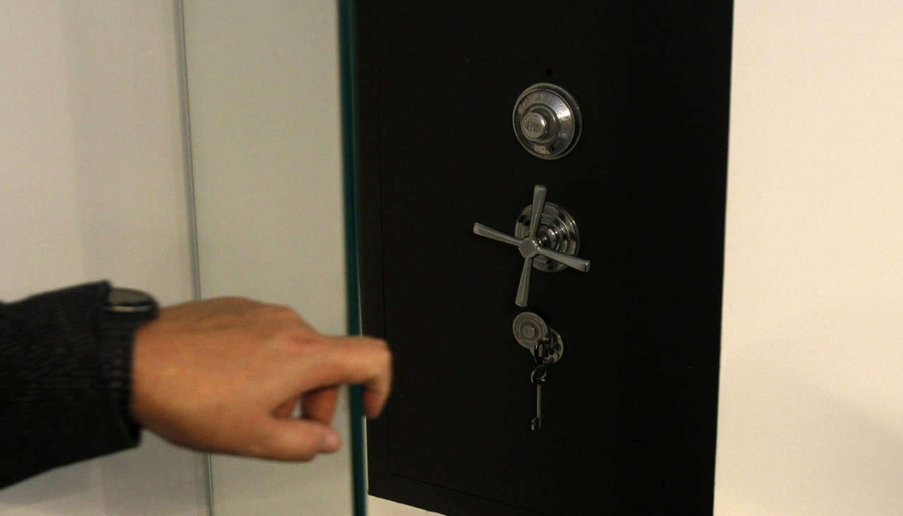 La caja fuerte aparecida en uno de los despachos presidenciales