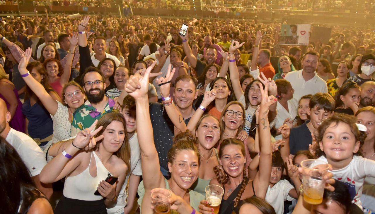 Público en el concierto de Camilo, en julio de 2022