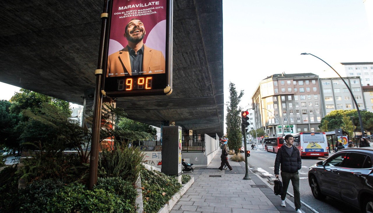 El termómetro bajó de los diez grados en varias jornadas del pasado mes de octubre