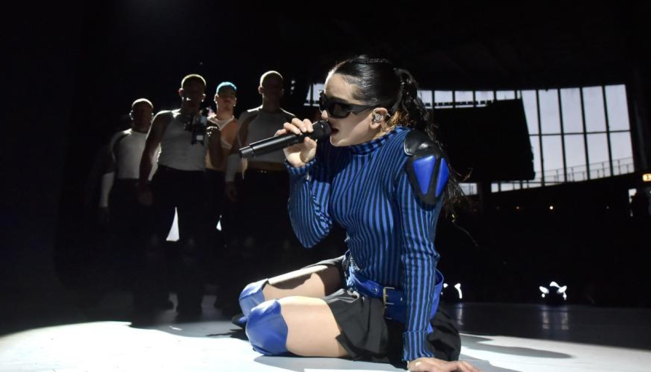 Rosalía en su concierto en el Coliseum en 2022