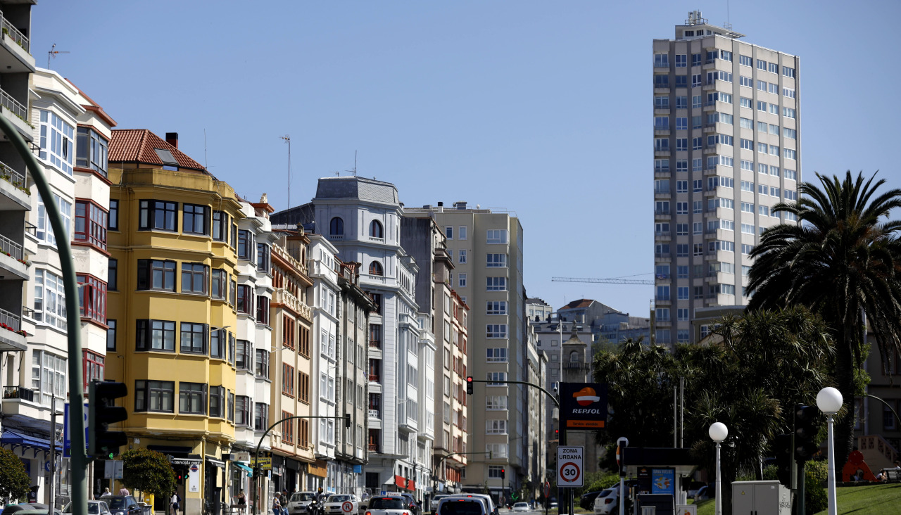 Edificios en el entorno de la plaza de Portugal
